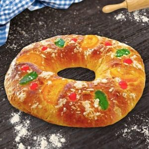 Roscón de reyes artesanal (1 kg.)